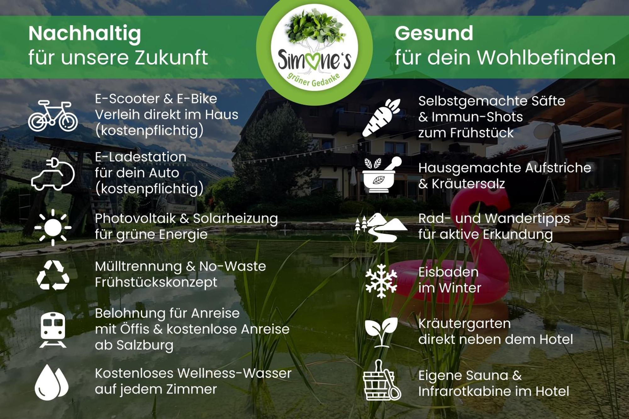 Simone'S Platzerl - Inklusive Taeglichem Freien Eintritt Tauern Spa - Nur 5 Gehminuten, Sommerkarte, Privatem Garten Mit Schwimmteich, Grill Und Saunabereich Kaprun Exterior photo